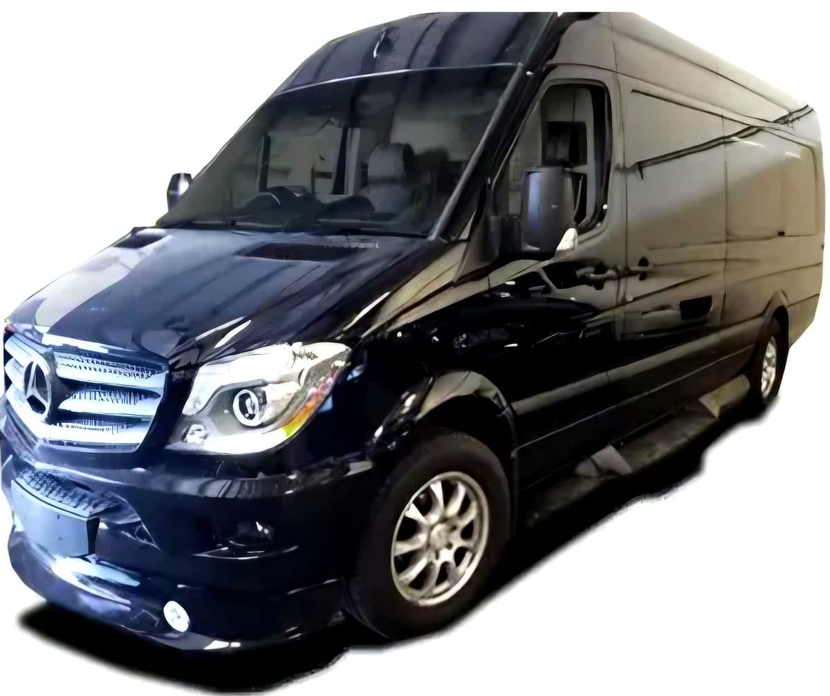 Mercedes-Benz Sprinter executive shuttle for cruise transfers